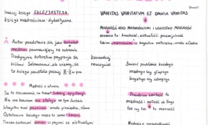 Księga Koheleta, czyli Eklezjastesa, to mądrościowe rozważania o ludzkiej egzystencji, przemijaniu i marności.