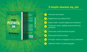 Teoria Pozwól Im Mel Robbins: jak panować nad stresem, przestać bać się opinii innych i żyć swoim życiem.