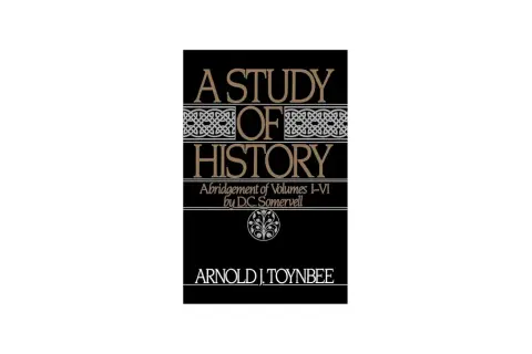 Okładka książki "A Study of History" Arnolda J. Toynbee, skrót D.C. Somervell.