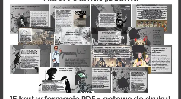 Bohaterowie „Dżumy” – ludzie w obliczu epidemii: doktor Rieux, Tarrou i inni. Ich postawy ukazują walkę z chorobą i ludzkie odruchy.