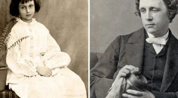 Dzieciństwo Alicji Liddell, inspiracji dla "Alicji w Krainie Czarów", i Lewis Carroll, autor tej magicznej opowieści.