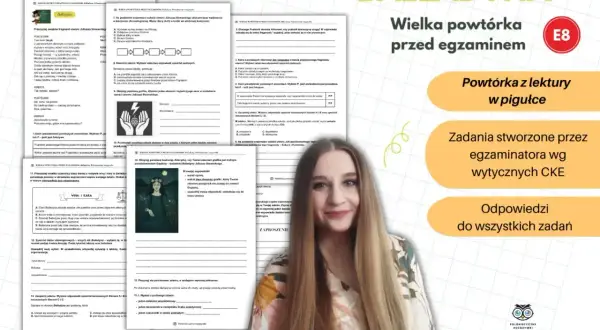 Powtórka z lektury Balladyna na E8. Zadania od egzaminatora CKE i odpowiedzi.