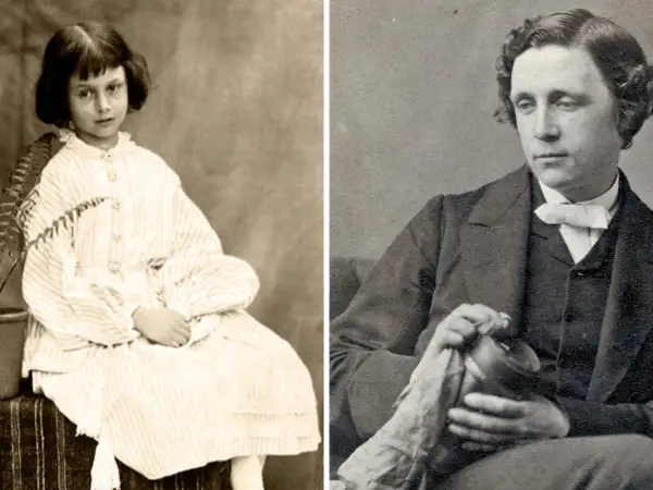 Dzieciństwo Alicji Liddell, inspiracji dla "Alicji w Krainie Czarów", i Lewis Carroll, autor tej magicznej opowieści.